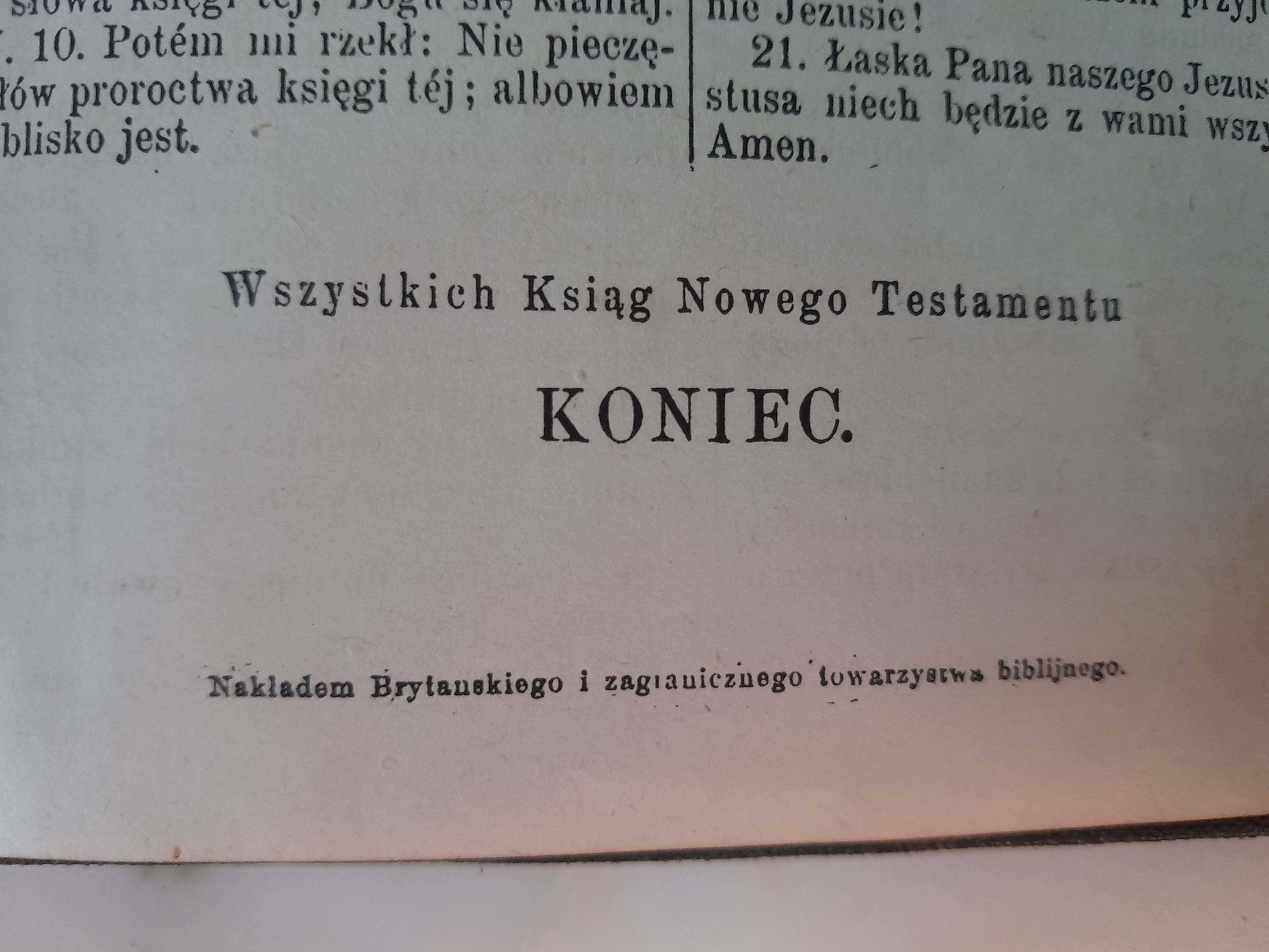 Biblija Święta, to jest wszystko pismo święte [Bez roku wydania]