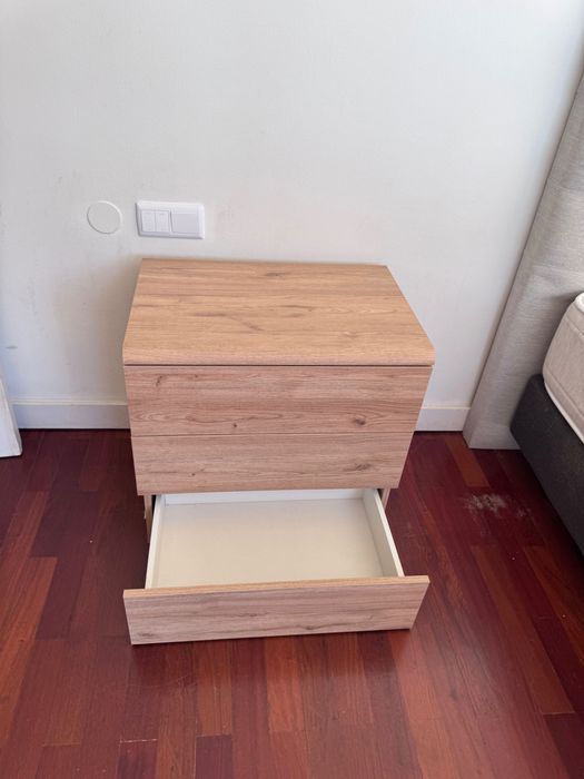 Nightstand 3drawers. (2unidades)