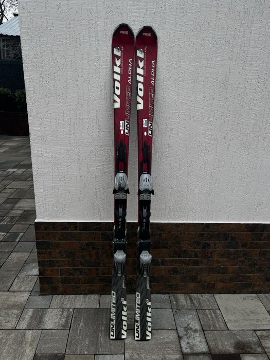 Лижі Volkl Unlimited Alpha 163 см. + чохол Rossignol 180 см.