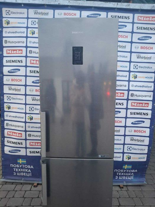 Холодильник б/в SAMSUNG 185/60/60 Металік No Frost #07603