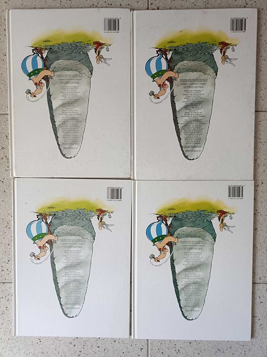 4 Livros Astérix BD Capa Dura