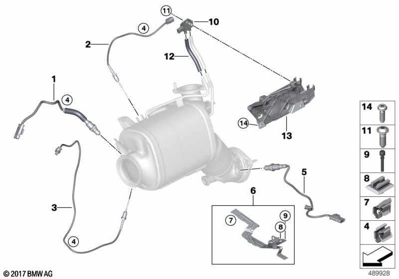 Sonda lambda BMW Seria: 3' 5' 6' 7' Seria: X3 X4 X5 X6 X7 nr.mag 1/069