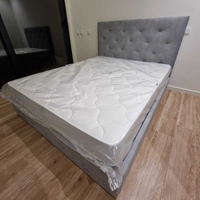 Camas de Casal Estofadas de Luxo 199€ Disp. em Várias Cores! 190x140m!