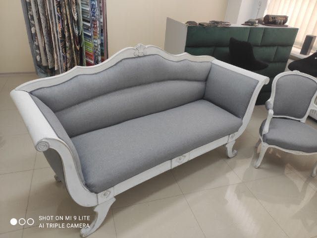 Kanapa sofa stylowa oryginalny Biedermeier całkowicie odrestaurowana