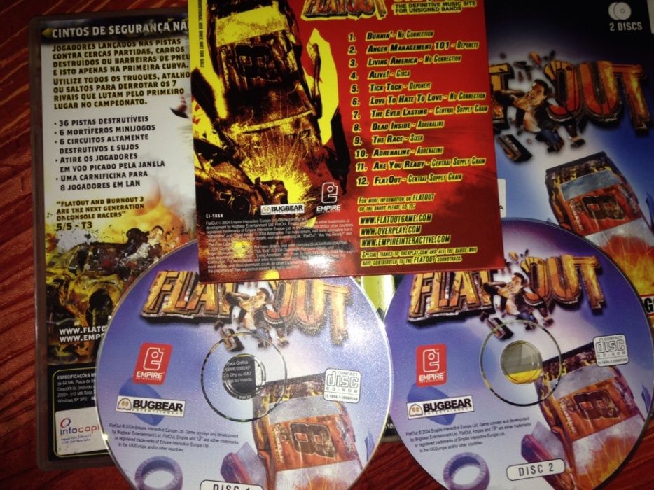 CD-PC| Flatout + CD Musical (Edicao Rara,)