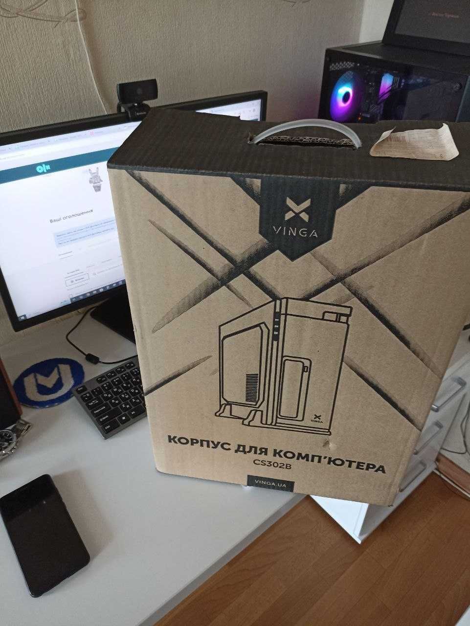 Продам системний блок або корпус для комп'ютера Vinga CS302B
