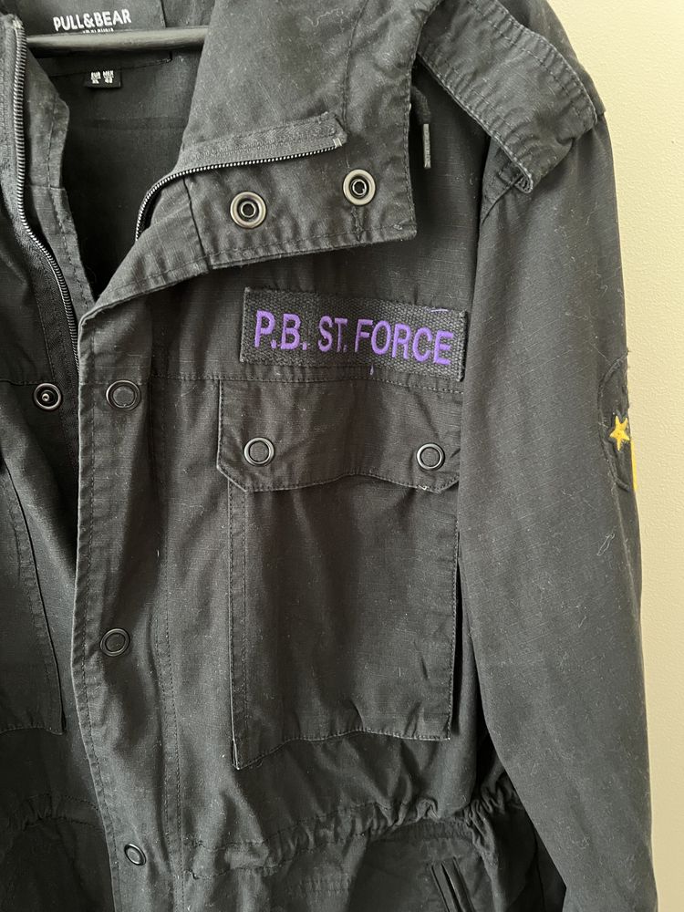 Pull & Bear kurtka parka wiosna jesień r. XL