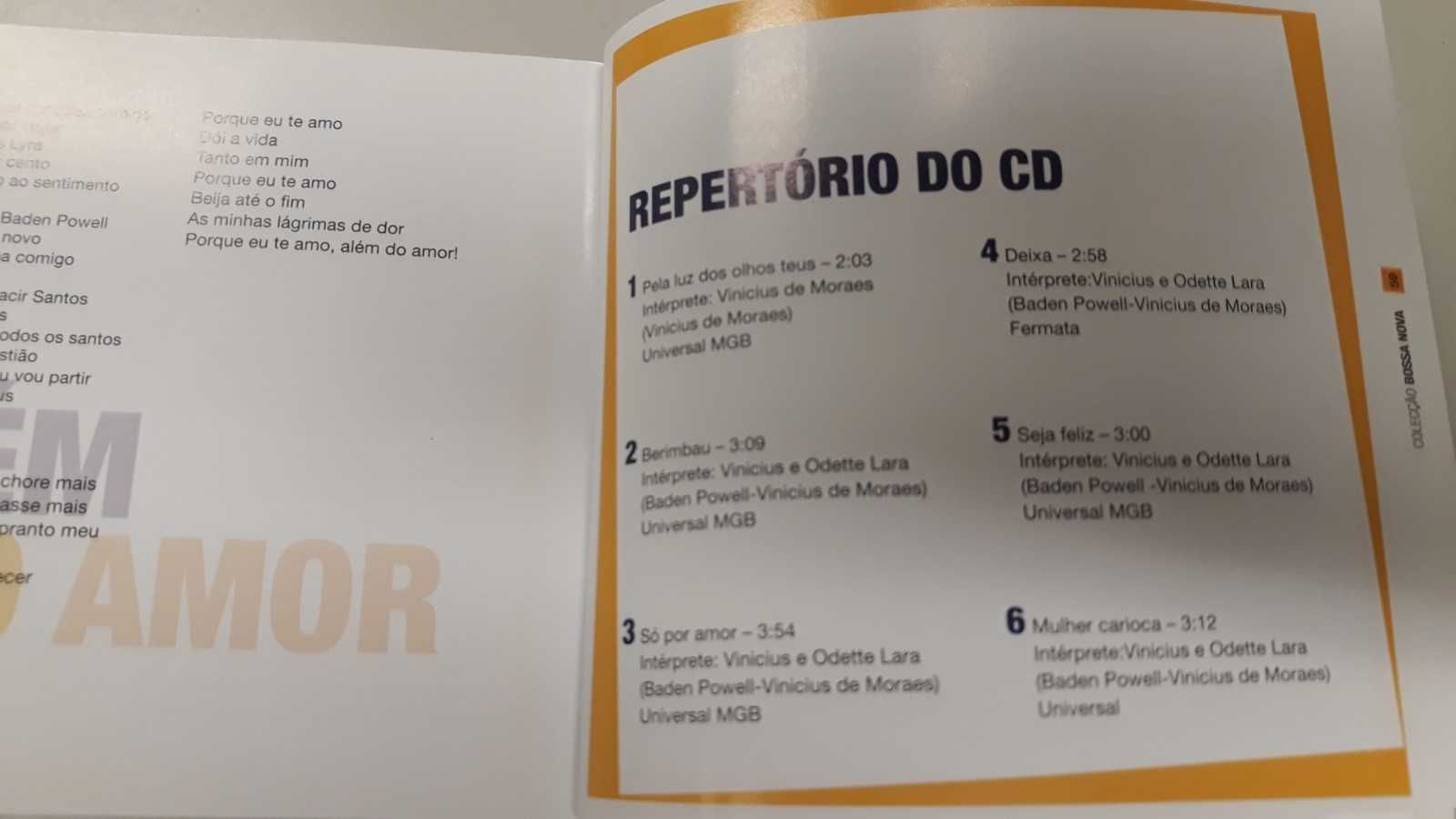 Colecção Bossa Nova (16 CD e 16 Livros)