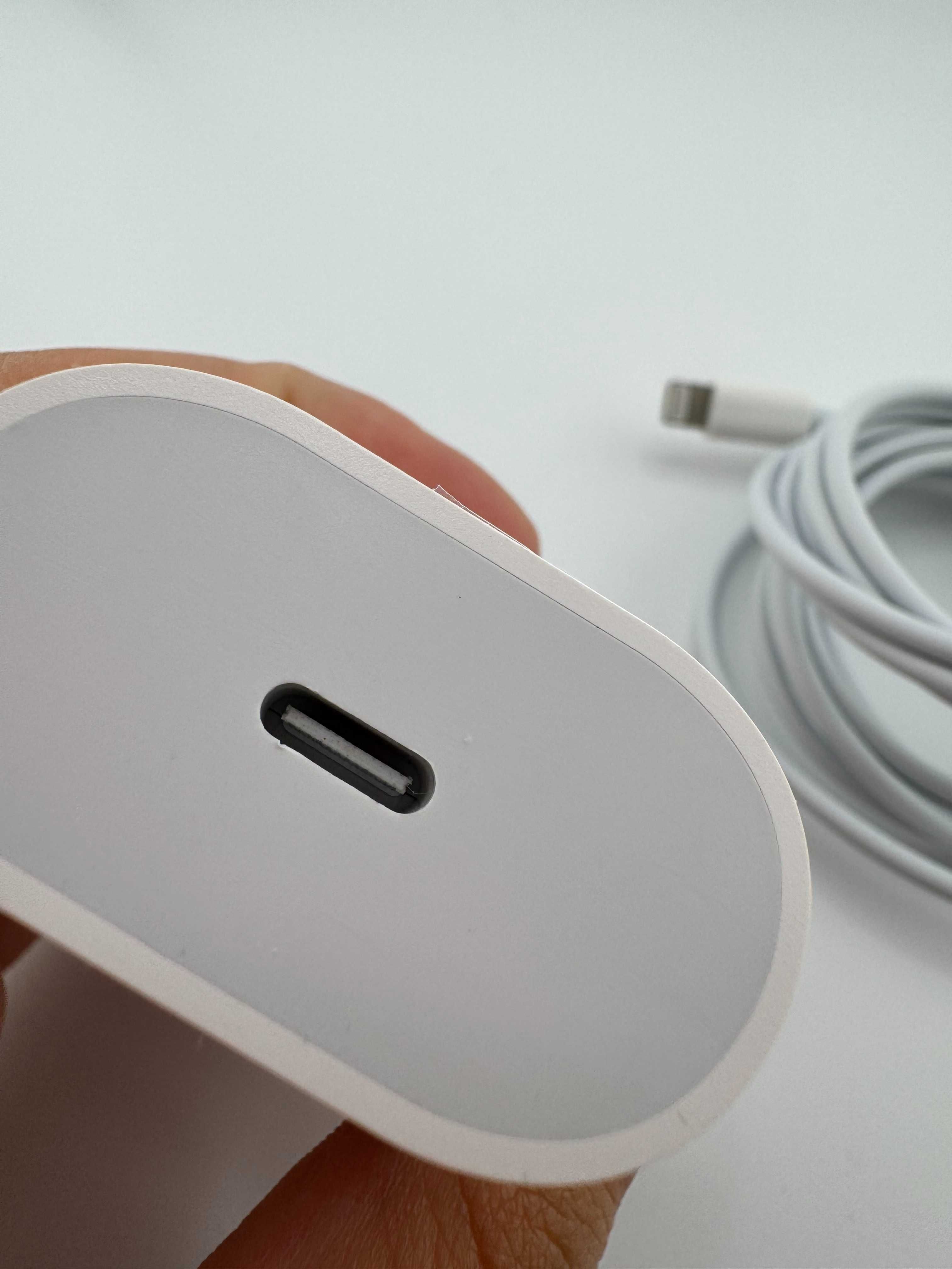 Kabel z kostką 20w c-lightning ładowarka iphone
