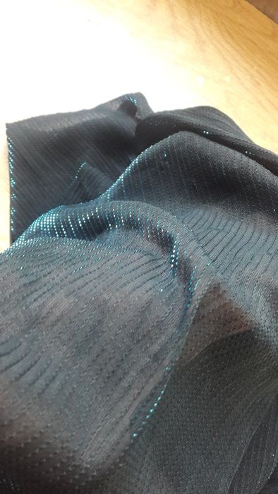 Ткань хб Чулок черная люрекс ретро танцев