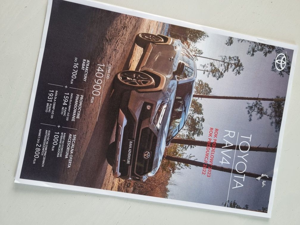Katalog Toyota rav4 cennik prospekt