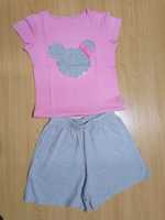 Conjunto menina 8 anos t-shirt Minnie + calção