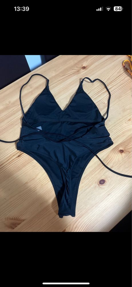 Fato de banho preto da Shein