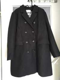 ALLEGRA-K czarny płaszcz elegancki r.XL 450zł