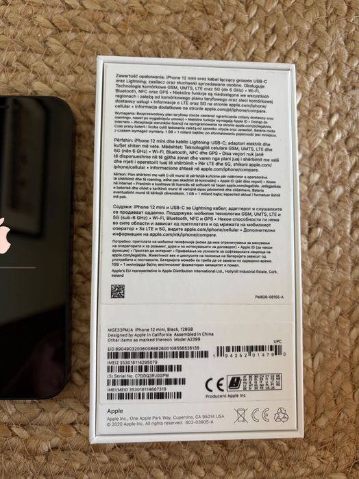 iPhone 12 mini 128gb czarny