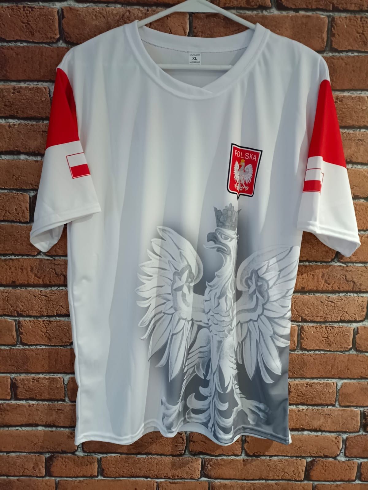 Koszulka sportowa kibica Polska rozm. XL