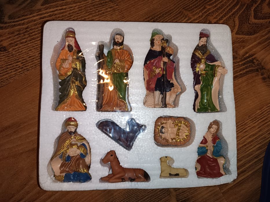 Figurki do szopki bożonarodzeniowej do stajenki świątecznej