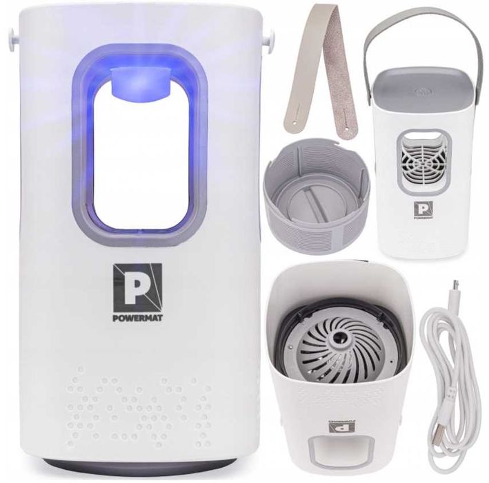 Lampa UV na owady PowerMat - pułapka na komary, muszki 5W