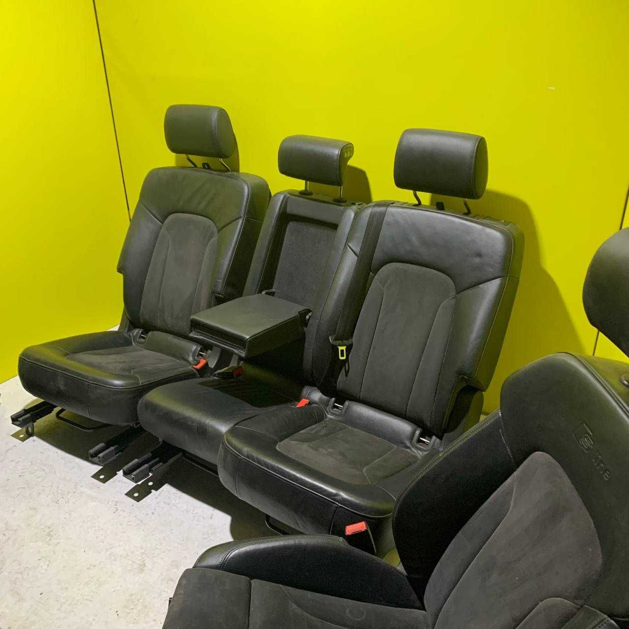 Салон комплект Audi Q7 сидіння алькантара ауді ку 7 сидения ауди