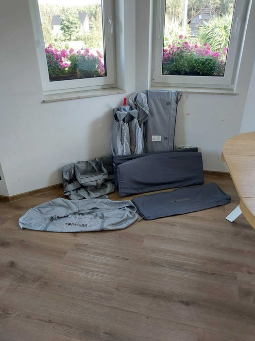 Topmark Kojec Dla Dziecka Łóżeczko Turystyczne Kwadratowe 1m x 1m