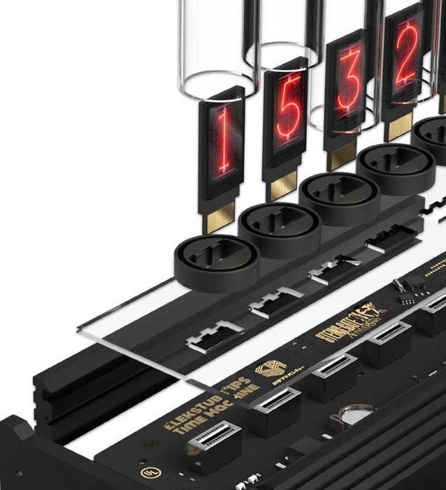 EleksTube IPS Classic- personalizowany zegar LED dla graczy cyfrowy