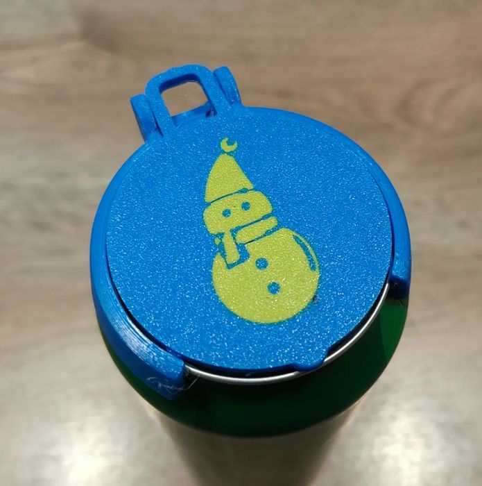 Tampa para Lata de Cerveja - Edição Natalícia "Boneco de Neve"