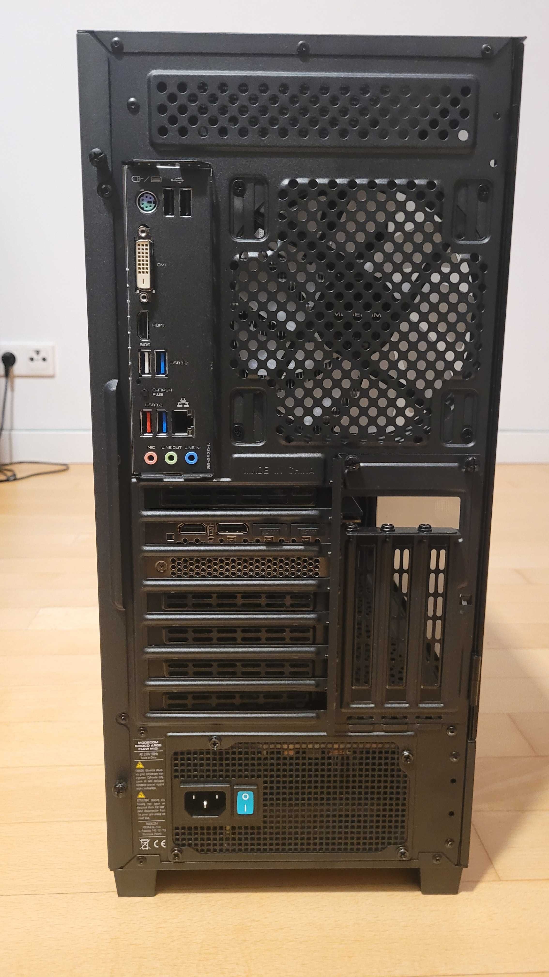 Komputer gamingowy Ryzen5 5600 GeForce3060Ti 16GB RAM dysk ssd m2 1TB