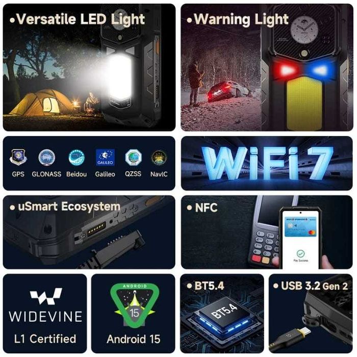 Ulefone Armor 29 Ultra 5G 16GB/1TB  21200mAh IP69K 3.4GHz