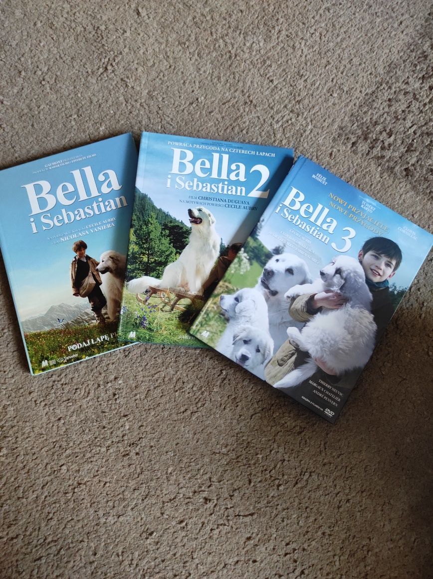 Bella i Sebastian 1, 2 i 3. Filmy DVD