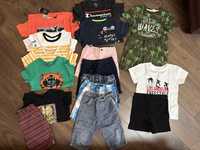 Пакет набор вещей  на мальчика 4/5 лет футболка,шорты ,костюм