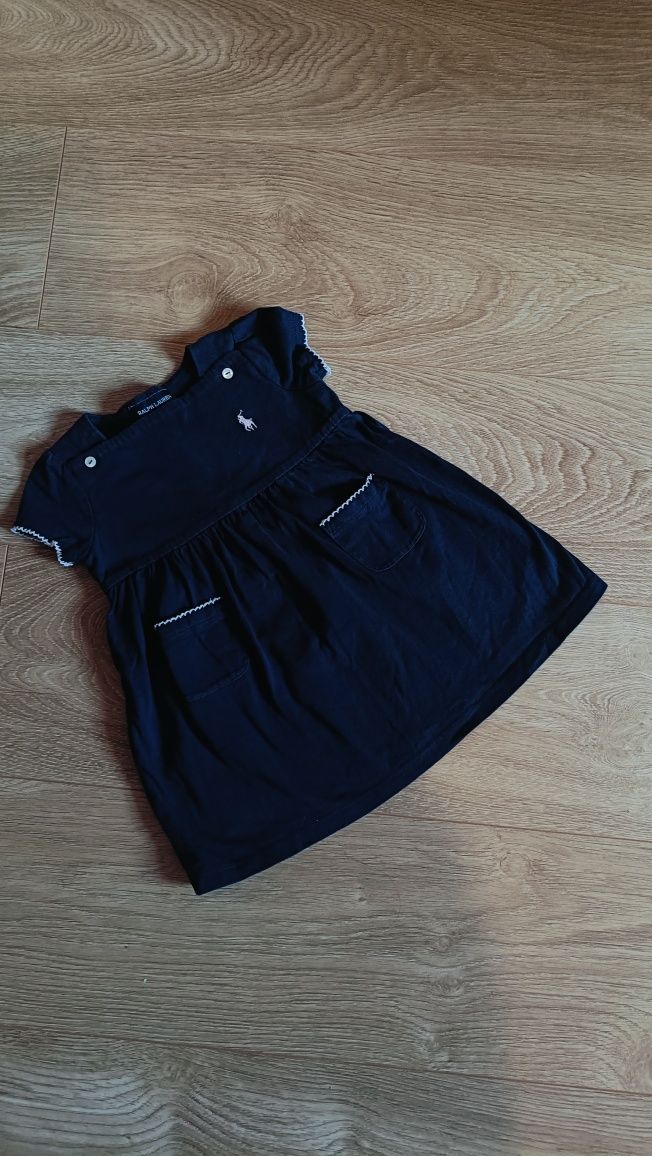 Przecudna dziewczęca sukienka Ralph Lauren rozmiar 80