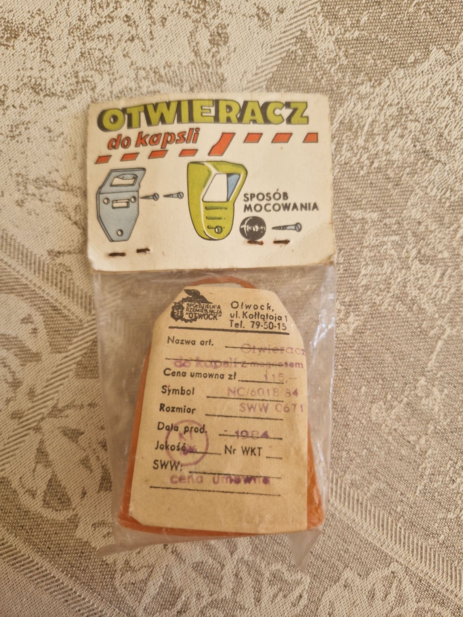 Otwieracz do kapsli.