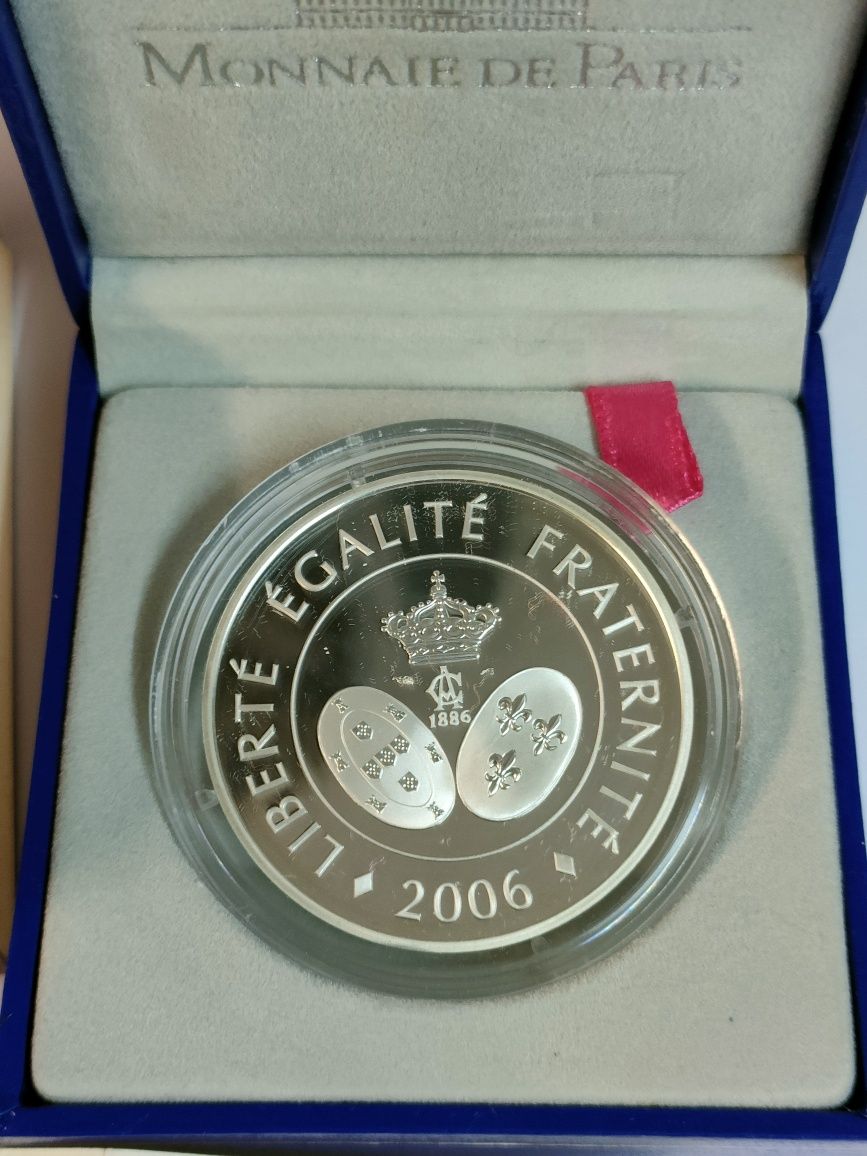 França moeda 1/2 euro - REINE AMÉLIE 2006 / Prata PROOF