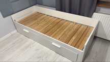 Łożko lezanka rozkladane Ikea Brimnes 80x200