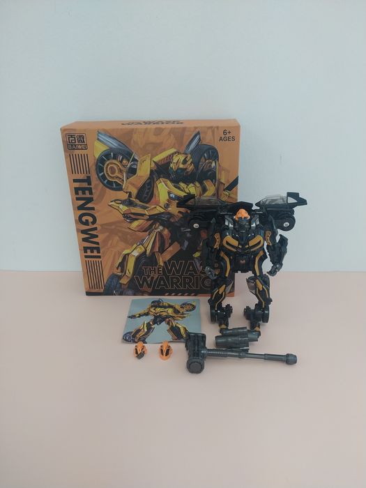 Робот Трансформер Бамблби 16,5см Чорний Автобот Bumblebee + аксесуари
