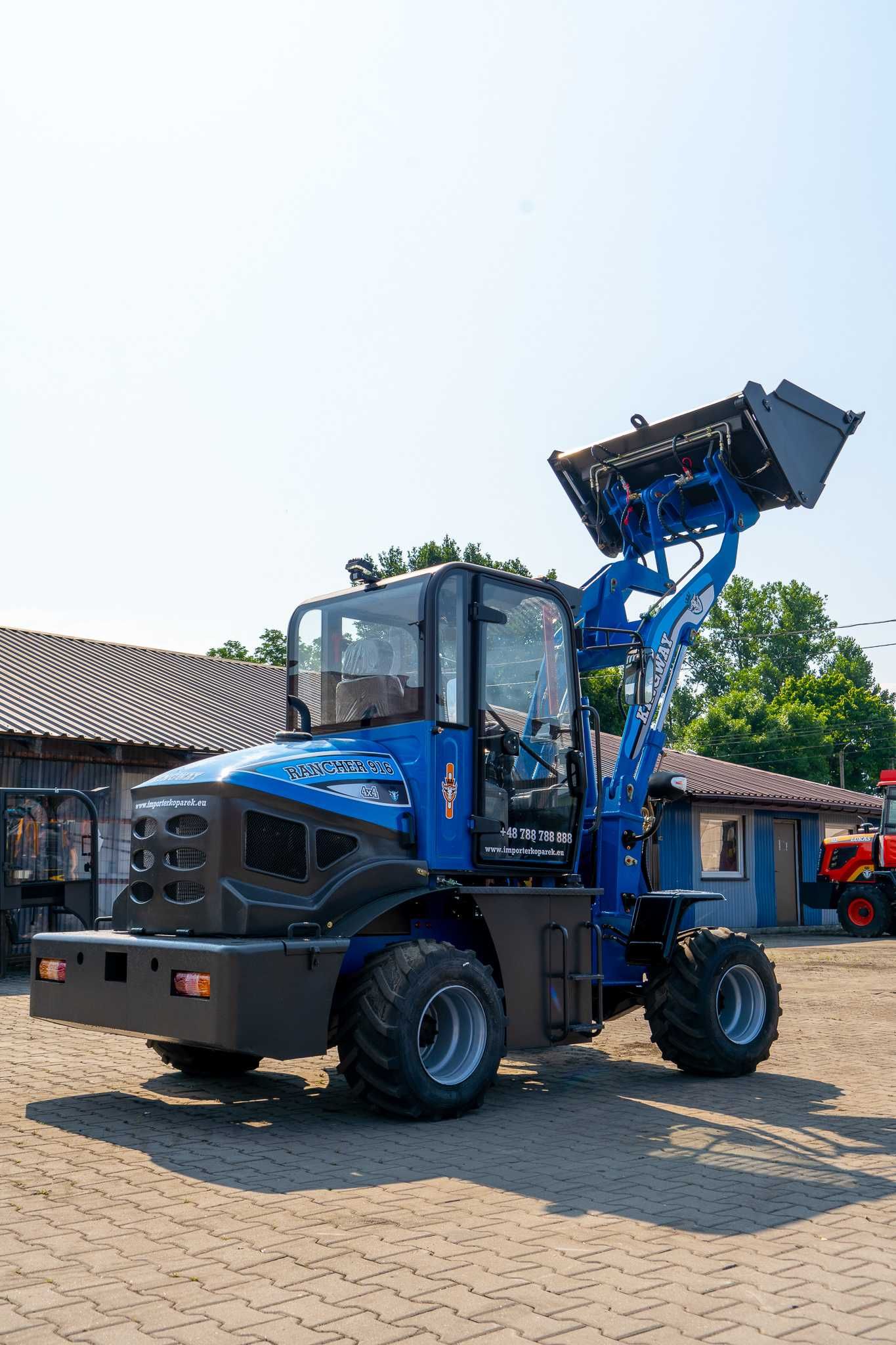 Kingway ładowarka kołowa budowlana o udźwigu 1600 kg rolnicza leasing