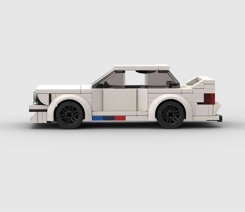 Auto autko samochód z klocków na wzór LEGO BMW 325 E30