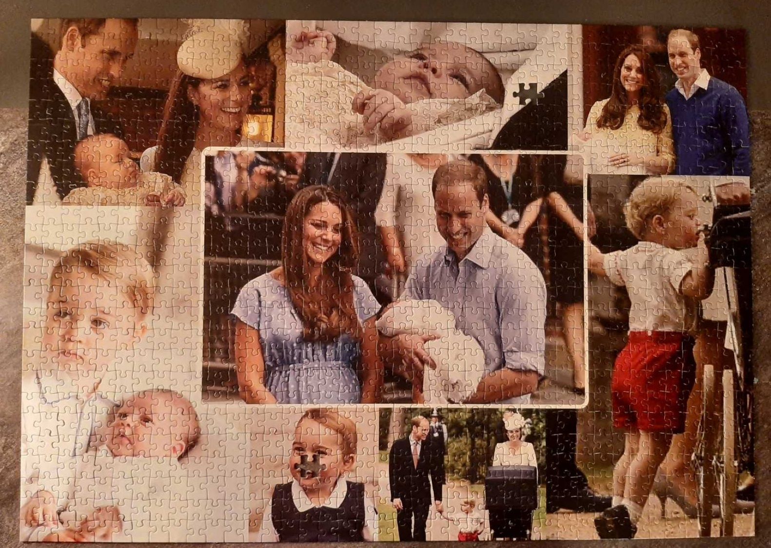 Puzzle dla fanów Royal Family - Royal Babies - 1000 (-2)  Daily Mail