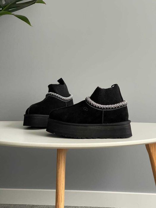 Женские сапоги UGG Tasman Platform Sock 36-41 Тапочки! Натур Замша!