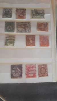 Antyczne znaczki pocztowe różne