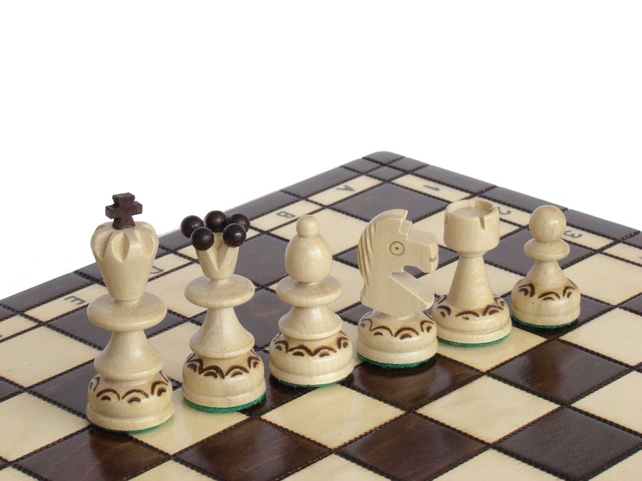 gra szachy drewniane PEREŁKA mała / nr 134