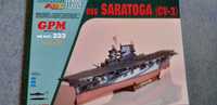USS Saratoga model kartonowy