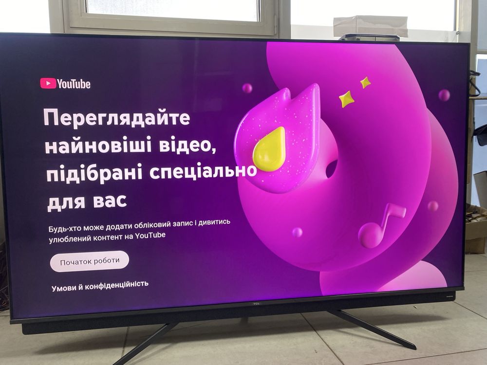 QLED телевізор TCL 65C815, 65”, 3840x2160,120 Гц, Smart TV, WI-FI, T2,