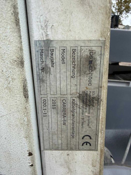 Stół do separacji miedzi. Ics contec carrera 6w. Recykling złom