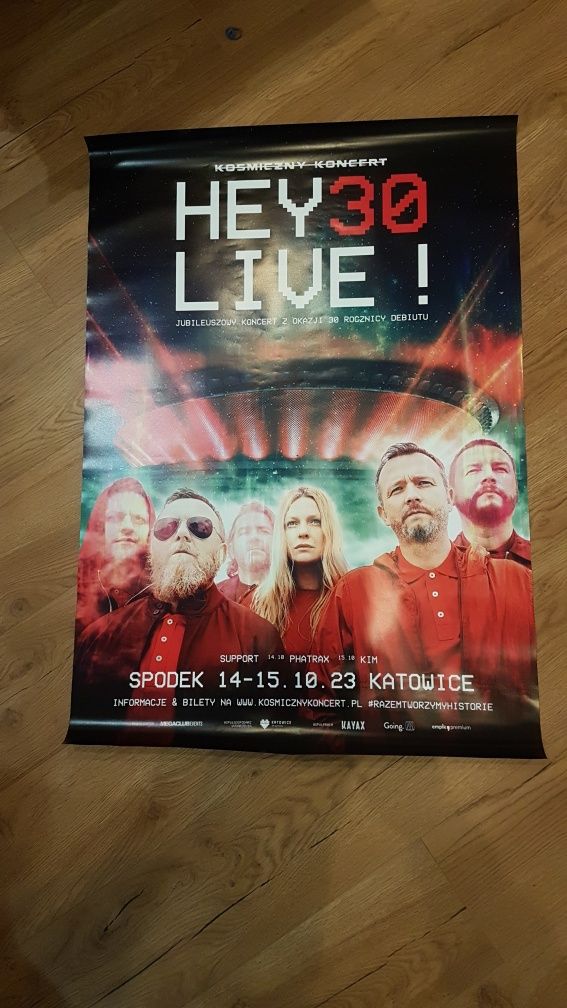 Hey.Kosmiczny Koncert.Limitowany plakat