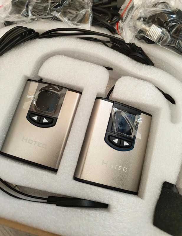 Hotec Dual UHF bezprzewodowy zestaw słuchawkowy