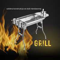 BBQ Grill ze stali nierdzewnej składany solidny HIT sprzedażowy !