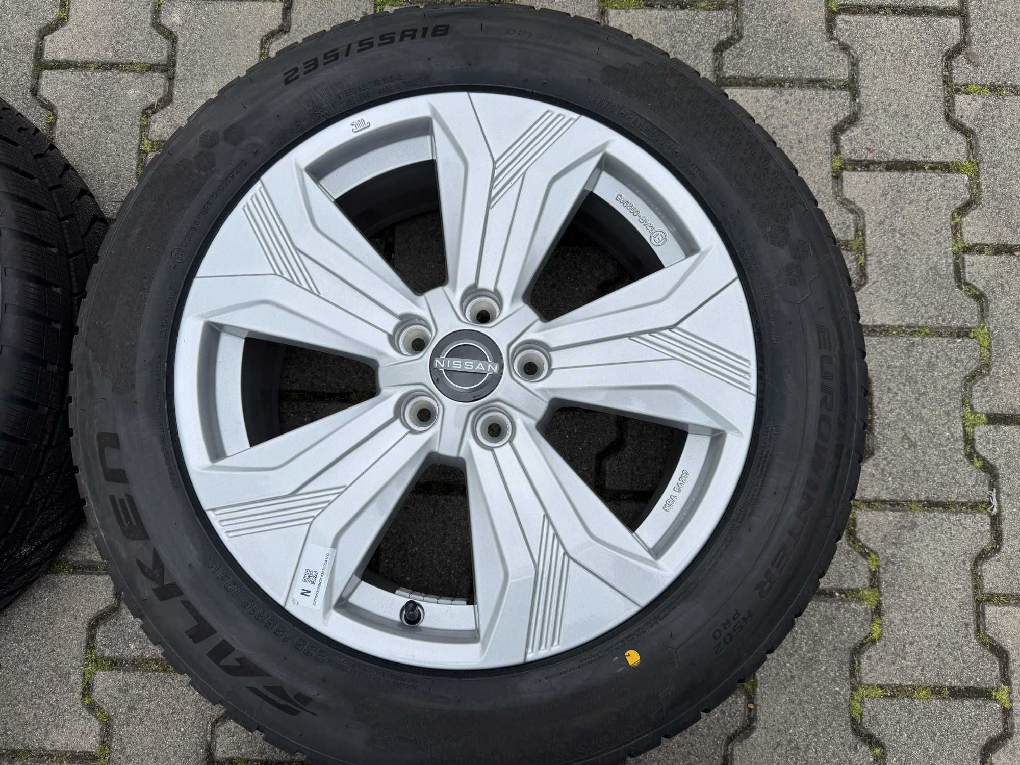Nowe Org Koła Zimowe 18cali NISSAN Qashqai III (235/55r18 Falken 2024r