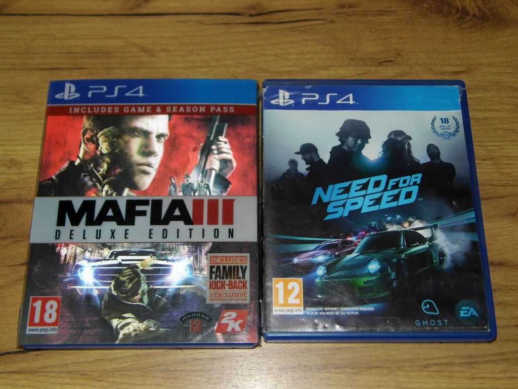 Gry oryginalne na konsole PS4 Mafia III Deluxe Edition, Need for Speed