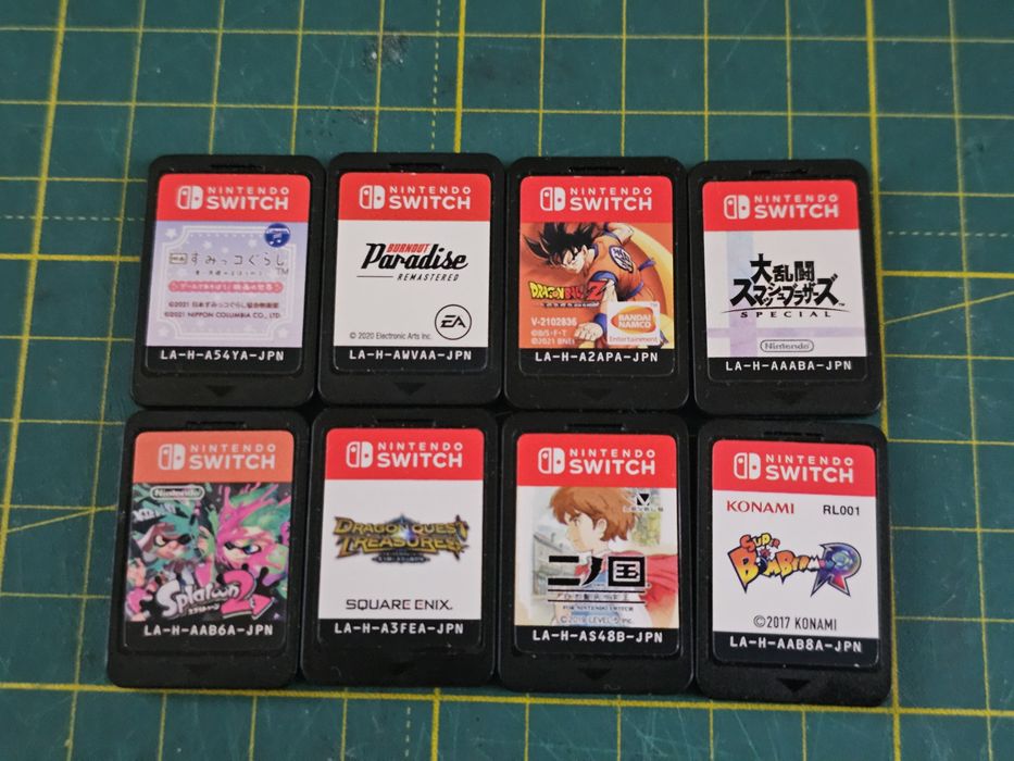Продаж/прокат картриджів для Nintendo switch, 8 ігор